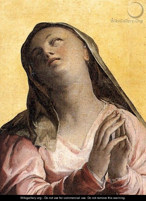 Assumption of the Virgin (detail-1) c. 1566 - Federico Zuccaro