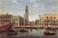 The Piazzetta from the Bacino di San Marco c. 1700 - Caspar Andriaans Van Wittel