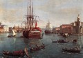 Bacino Di San Marco (detail) - Caspar Andriaans Van Wittel