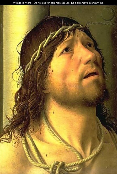 Christ At The Column (detail) - Antonello da Messina Messina