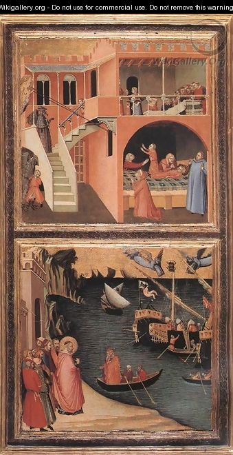 Scenes of the Life of St Nicholas (2) c. 1332 - Ambrogio Lorenzetti Scenes of the Life of St Nicholas (2) c. 1332 - Ambrogio Lorenzetti