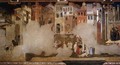 Effects Of Bad Government On The City Life (detail) - Ambrogio Lorenzetti