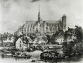 View of the Cathedral of Notre Dame, Amiens, from Pont Dudon - Eugene Balan