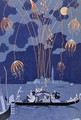 Fireworks in Venice, illustration for 'Fetes Galantes' - Georges Barbier
