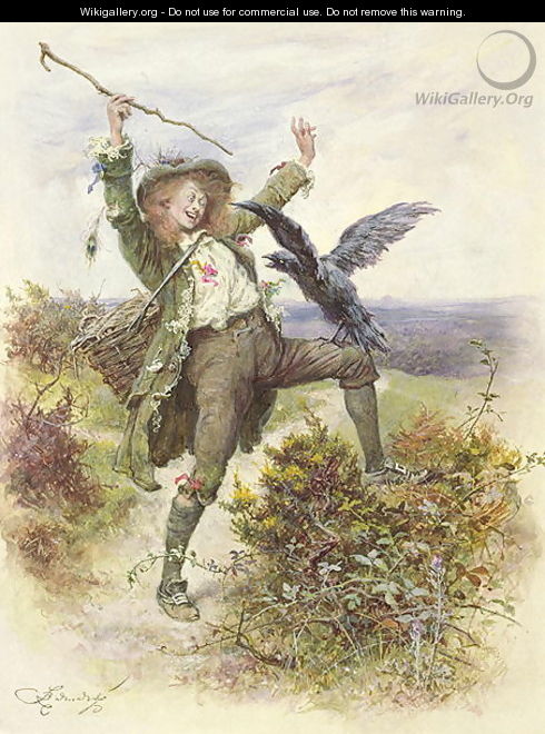 Barnaby Rudge and the Raven Grip - Frederick Barnard