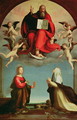 God appearing to St. Mary Magdalen and St. Catherine of Siena c.1508 - Fra Bartolommeo della Porta