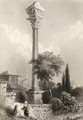 Column of Marcian, Istanbul, Turkey - William Henry Bartlett