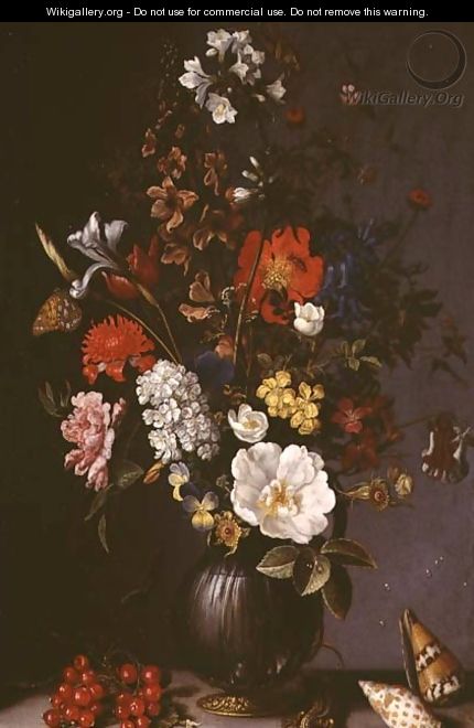 Still life with Flowers - Balthasar Van Der Ast