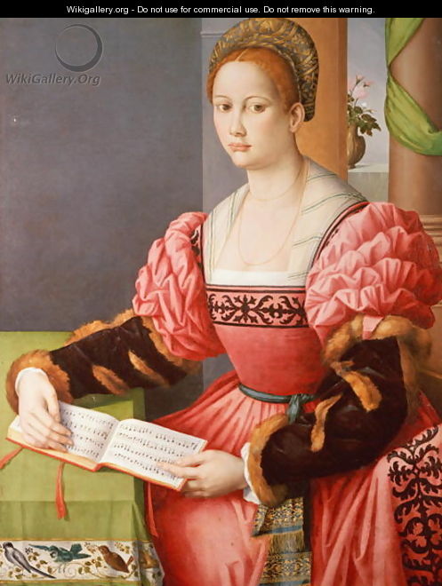 Portrait of a Lady - Francesco Ubertini Verdi Bachiacca