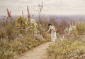 A Garden In October, Aldworth - Helen Mary Elizabeth Allingham, R.W.S.