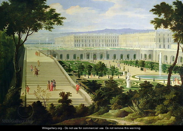 The Orangerie at the Chateau de Versailles - Etienne Allegrain