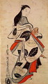 Standing courtesan, pub. 1710 - Kaigetsudo Anchi