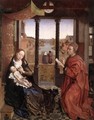 St Luke Drawing a Portrait of the Madonna 1435 - Rogier van der Weyden