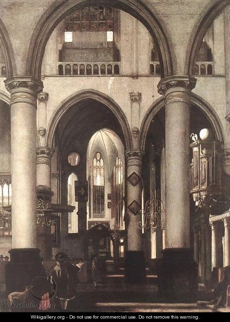 Interior of a Church (2) - Emanuel de Witte