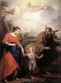 Holy Family and Trinity 1726 - Jacob de Wit