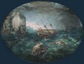 Shipwreck off a Rocky Coast 1614 - Abraham Willaerts