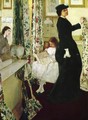 Harmony in Green and Rose- The Music Room 1860-61 - James Abbott McNeill Whistler