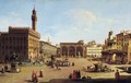 The Piazza della Signoria in Florence - Giuseppe Zocchi