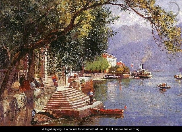Villa Carlotta- Lake Como 1898 - John Douglas Woodward