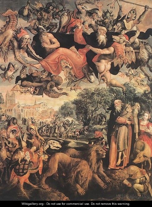 The Temptation of St Antony 1591-94 - Maarten de Vos