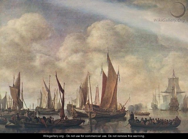 Visit of Frederick Hendriks II to Dordrecht in 1646, 1650 - Simon De Vlieger