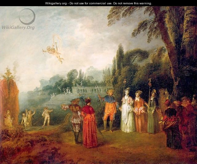 The Island of Cythera 1709 - Jean-Antoine Watteau