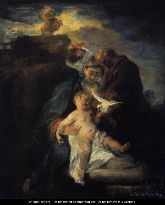 The Holy Family 1717-19 - Jean-Antoine Watteau