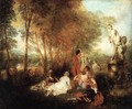 The Festival of Love c. 1717 - Jean-Antoine Watteau