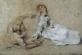 Sitting Couple c. 1716 - Jean-Antoine Watteau