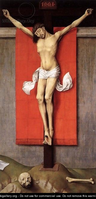 Crucifixion Diptych (right panel) c. 1460 - Rogier van der Weyden