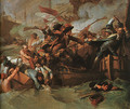 The Battle of La Hogue (detail) 1778 - Benjamin West