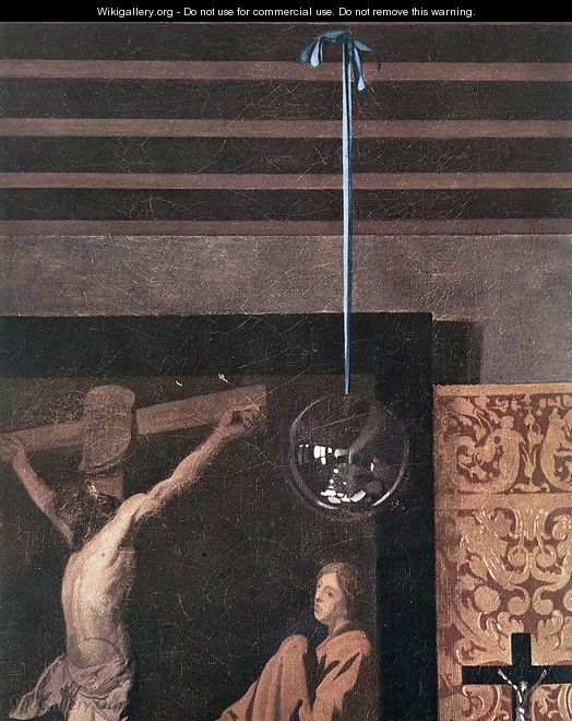 The Allegory of Faith (detail-2) 1671-74 - Jan Vermeer Van Delft
