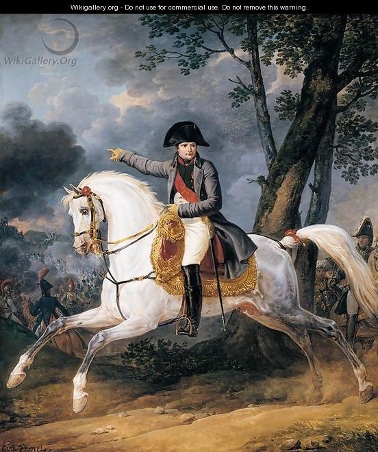 Equestrian Portrait of of Emperor Napoleon I, 1805-10 - Carle Vernet