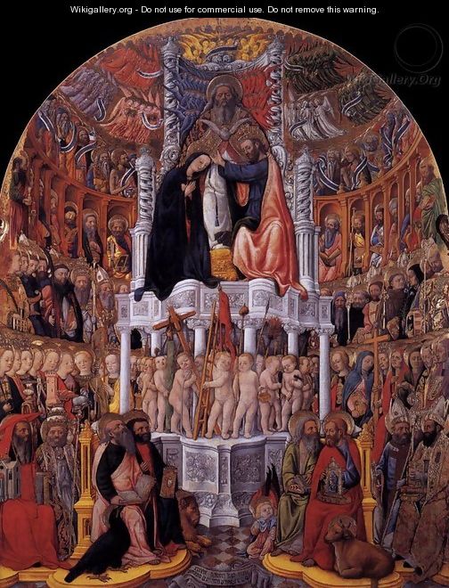 Coronation of the Virgin 1444 - Antonio Vivarini