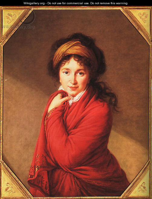 Portrait of Countess Golovine 1797-1800 - Elisabeth Vigee-Lebrun