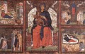 Virgin and Child Enthroned with Scenes from the Life of the Virgin 1270-75 - Italian Unknown Masters