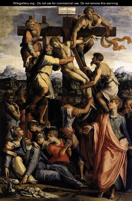 Deposition from the Cross c. 1540 - Giorgio Vasari