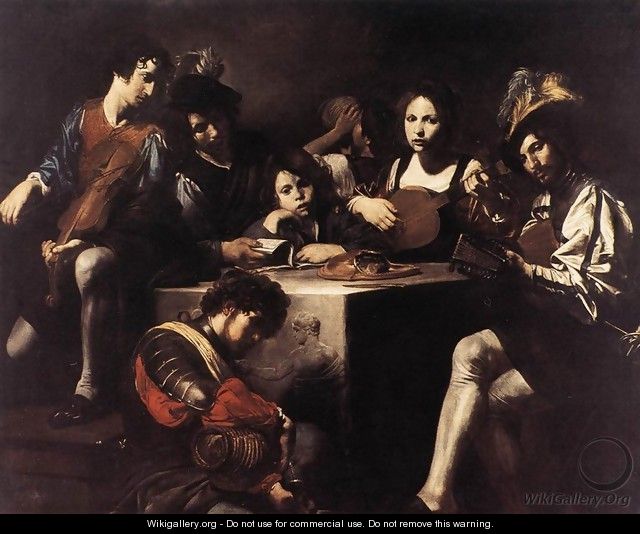 The Concert 1622-25 - Jean de Boulogne Valentin