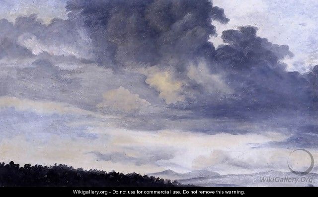 Rome- Study of Clouds 1780s - Pierre-Henri de Valenciennes