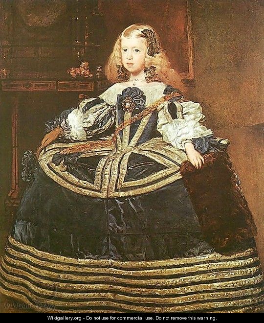 The Infanta Margarita 1659 - Diego Rodriguez de Silva y Velazquez