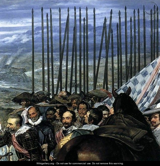 The Surrender of Breda (detail-4) 1634-35 - Diego Rodriguez de Silva y Velazquez