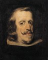 Portrait of Philip IV (fragment) 1657-60 - Diego Rodriguez de Silva y Velazquez