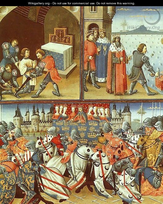 Scenes from the Life of Sir Galahad - British Unknown Master