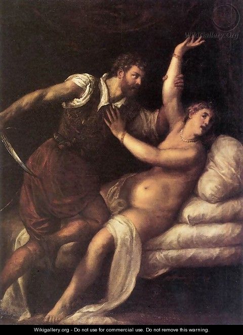 Tarquin and Lucretia - Tiziano Vecellio (Titian)