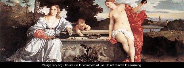 Sacred and Profane Love 1514 - Tiziano Vecellio (Titian)