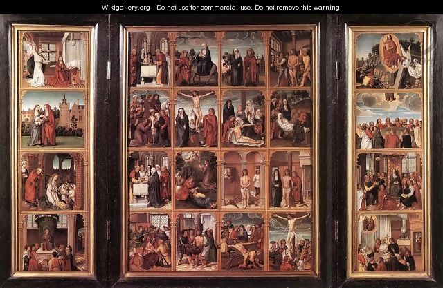 Triptych with Scenes from the Life of Christ 1500-05 - Flemish Unknown Masters