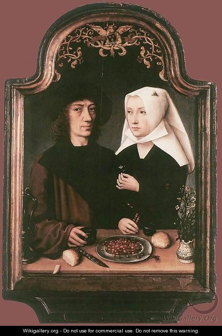 Portrait of the Artist and his Wife 1496 - Flemish Unknown Masters