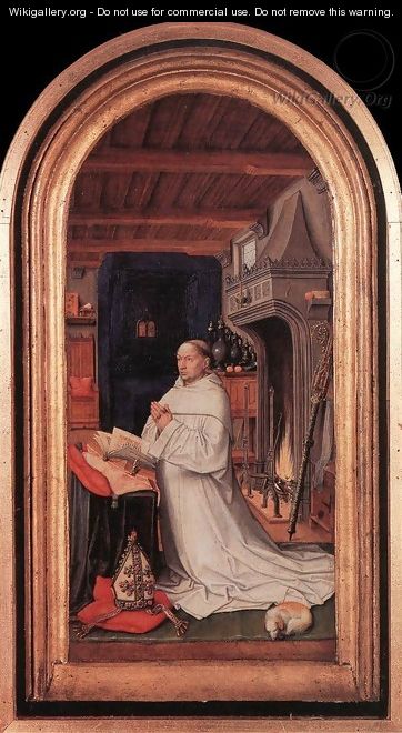 Portrait of Abbot Christiaan de Hondt c. 1500 - Flemish Unknown Masters