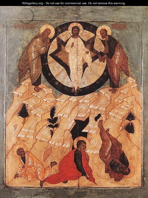 Icon of the Transfiguration (16th century) - Russian Unknown Masters