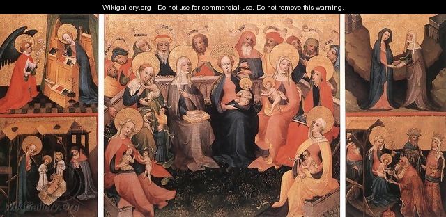 Triptych 1410-40 - German Unknown Masters